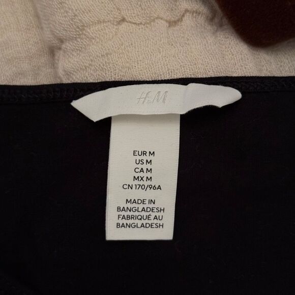 H&M Black Long Sleeve Shirt - Picture 4 of 4